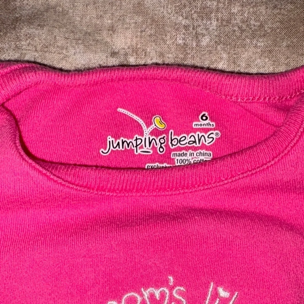 Jumping Beans Bright Pink Baby Onesie and Matching Pants